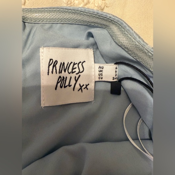 Princess Polly Ramie Strapless mini dress NWT - Picture 5 of 7